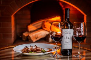 Purcari wine and food
